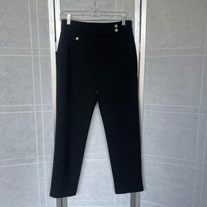 Veronica Beard Black/Silver Renzo Pants sz 4